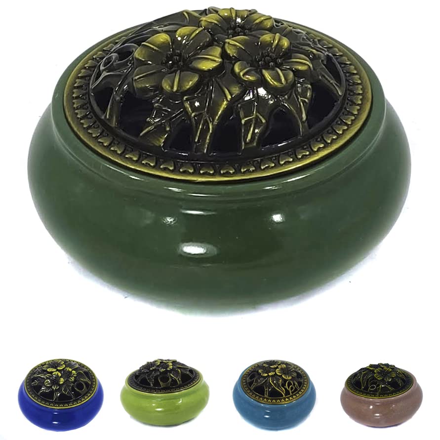 Turíbulo De Porcelana Incensário Queimador Defumador Mesa (turíbu...