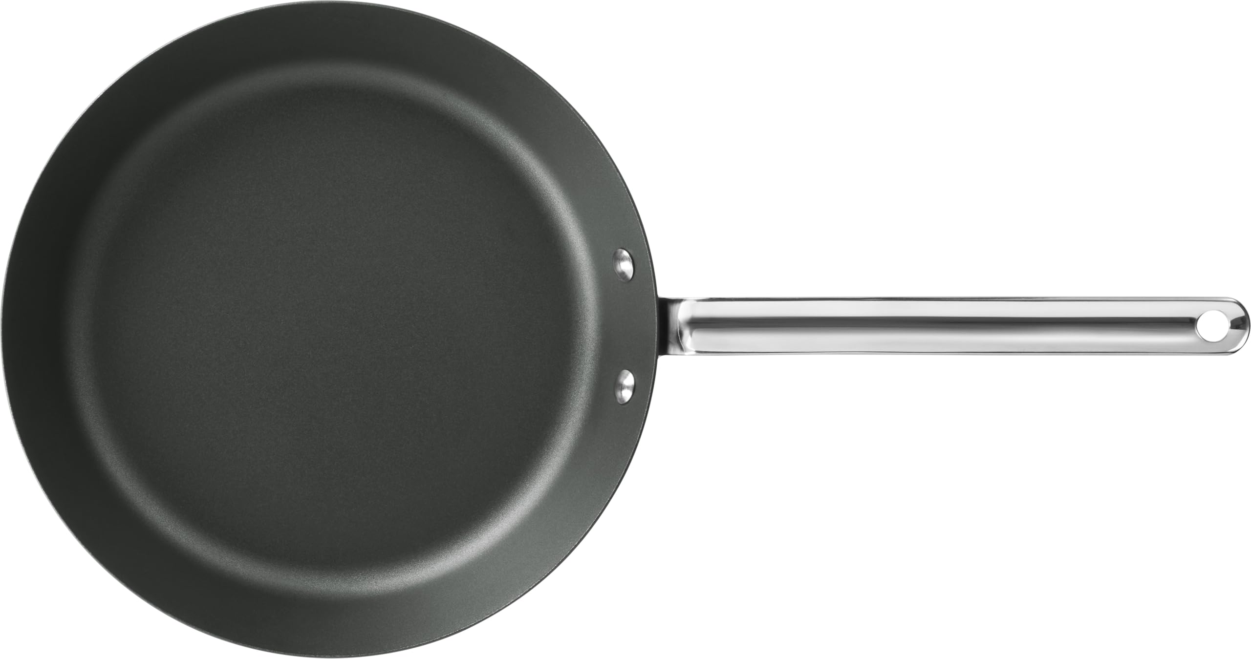 SCANPAN Patelnia Black Iron 26 cm, stal węglowa, wysoka temperatura, nie zawiera PFAS