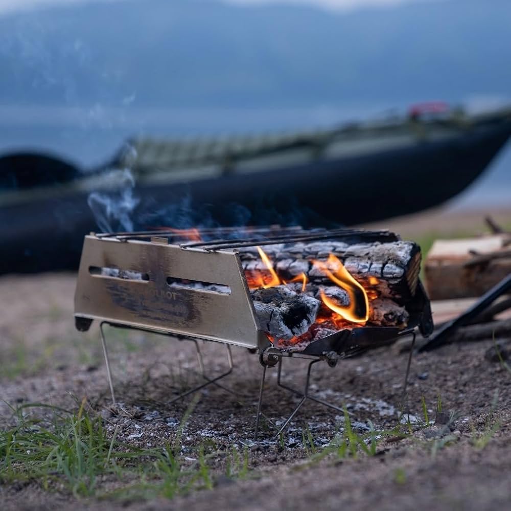 【未使用品】FOLBOTフォルボット ボンファイヤースタンド　鎌倉天幕 Amazon | FOLBOT フォルボット ボンファイヤースタンド シルバー