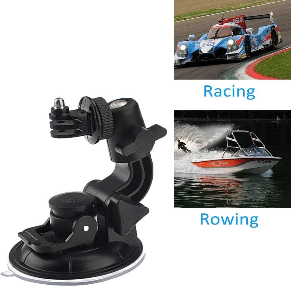 TELESINEyeon Large Diameter 9.5 cm Suction Cup Car Suction Cup Mount for GoPro Hero 12 11 10 9 8 7 YI Apeman, Campark, Victure