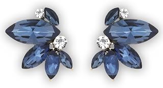 Sparkly Rhinestone Drop Earring Dainty Faux Crystal Earring Studs for Women Wedding Prom Party
