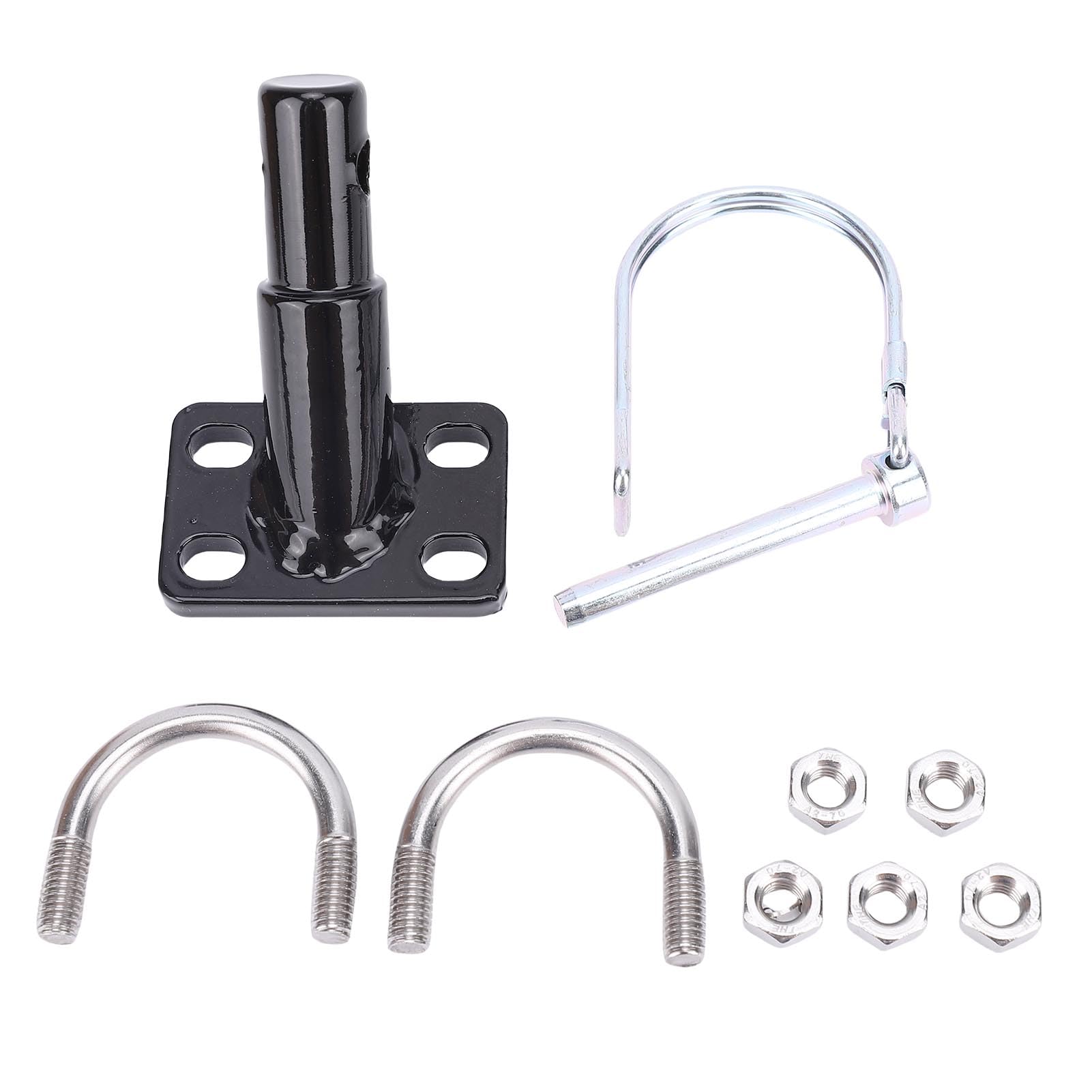 RiToEasysports Trailer Bike Hitch, Accoppiatore di Rimorchi per Bici Rilascio Rapidamente Attacco Adattatore in Lega in Acciaio con Bloccaggio Innovativo per Bambini Cargos Pet Rimorchi