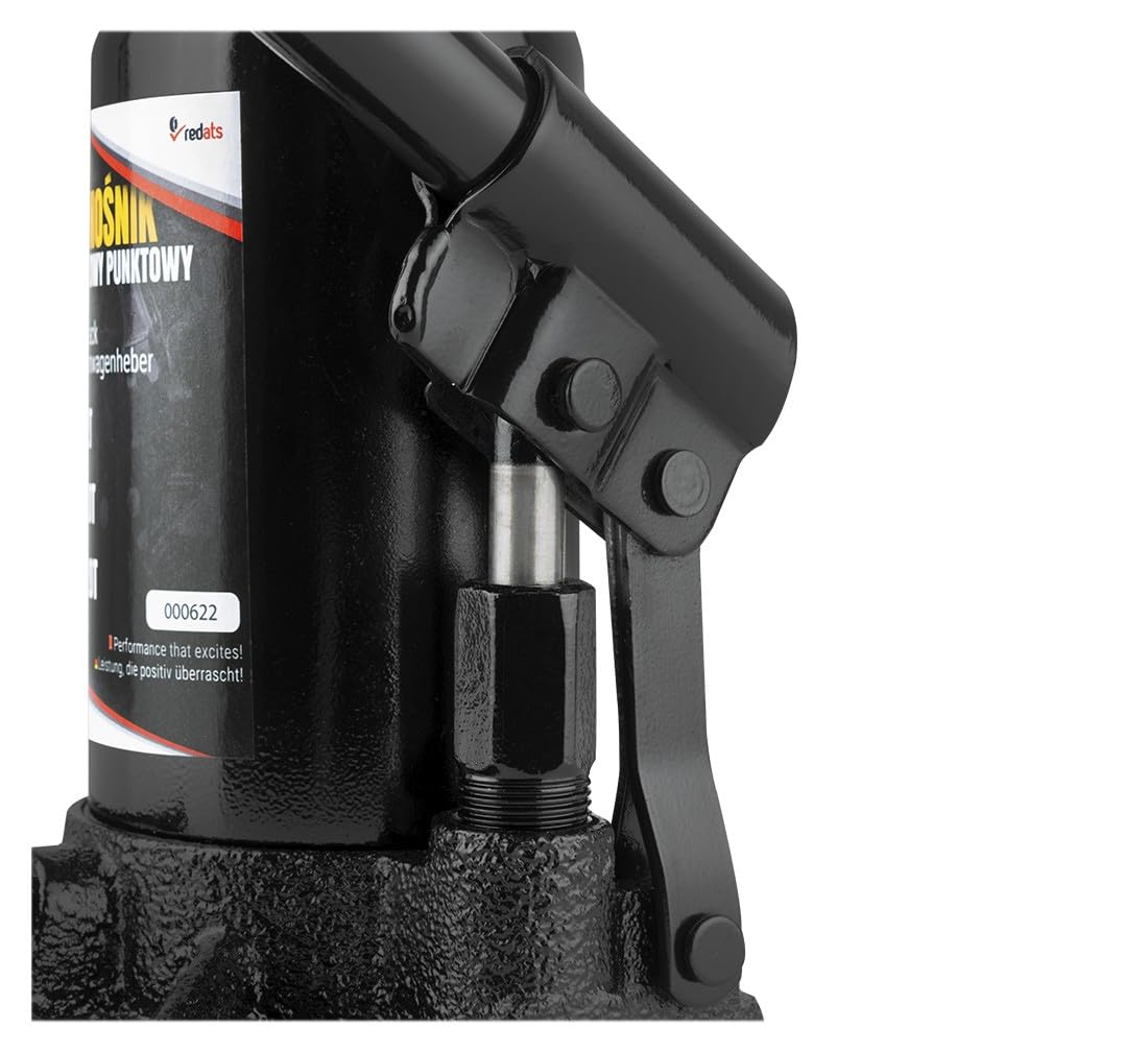 SIO Gato Hidráulico de Botella 10 Toneladas – Elevador Hidráulico Profesional para Coche, SUV, Furgoneta y Taller – Gato Mecánico Compacto Alta Resistencia para Automoción y Mantenimiento