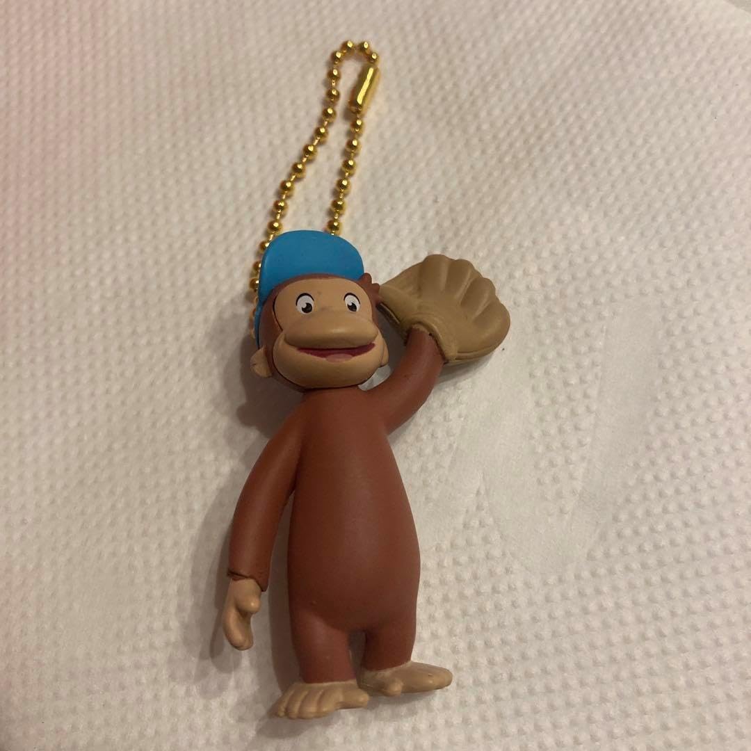 おさるのジョージ　野球　キーホルダー 東北楽天ゴールデンイーグルス アクリルキーホルダー / おさるの