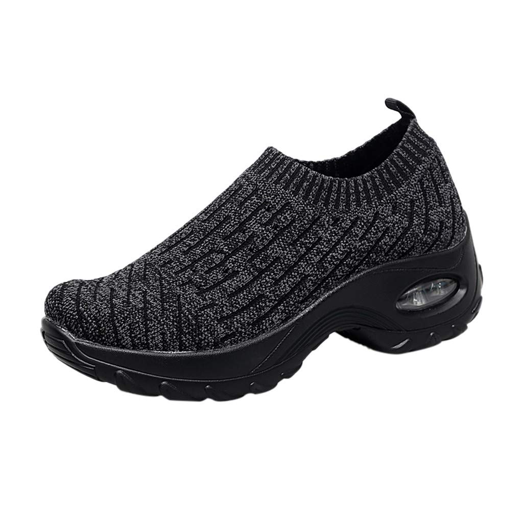 Chaussures de marche course légères en mesh respirant slip on casual - 8