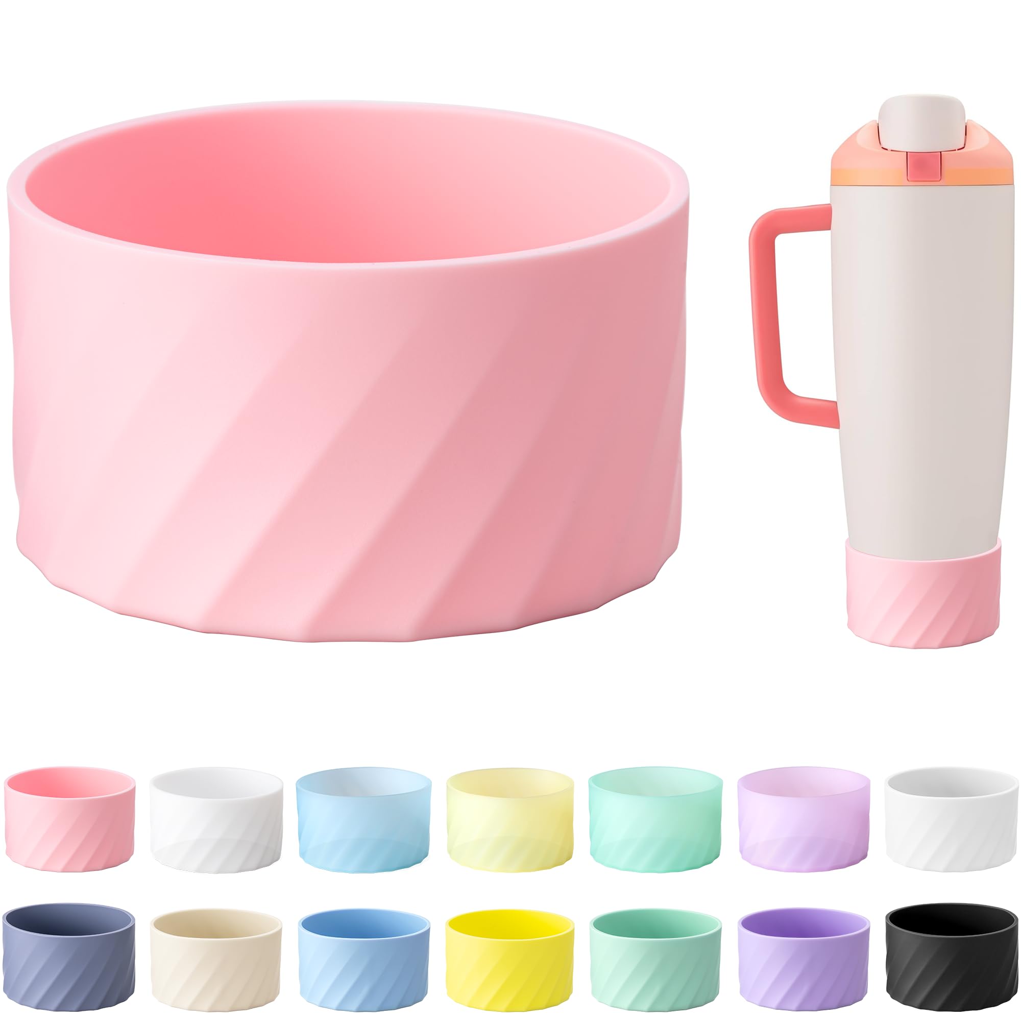 Silicone Bottom Sleeve for Owala 30oz 40oz FreeSip Sway Bottles Tumblers