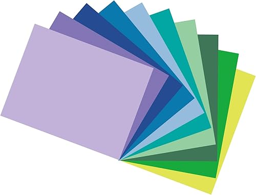 Miniatura 3 de Tru-Ray Papel de construcción pesado, colores surtidos geniales, 9 x 12 pulgadas, 50 hojas (102942) y papel de construcción pesado, colores surtidos