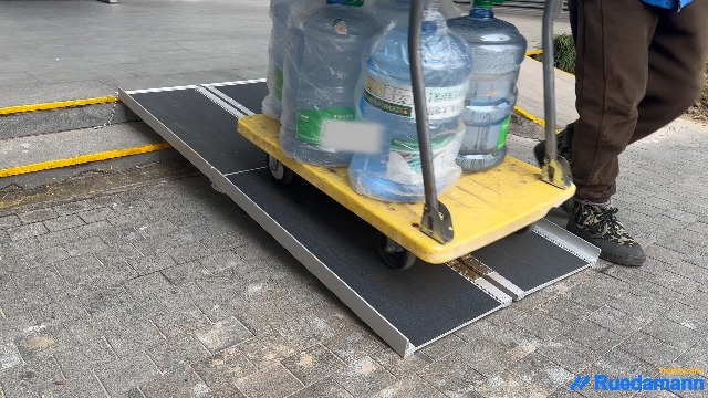 | Ruedamann 車椅子 スロープ 長さ183cm 幅73cm 車椅子用