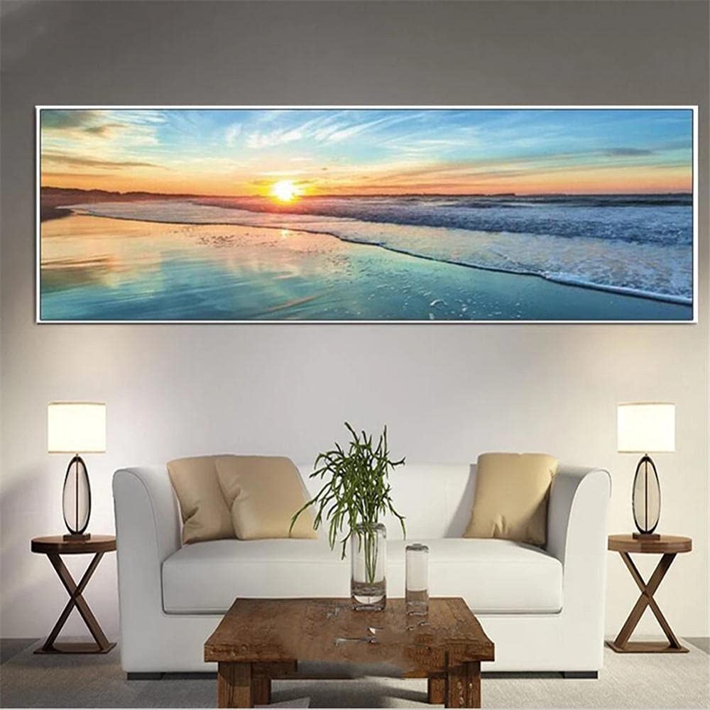 DIY 5D peinture diamant bord de mer pour calmer l'esprit et retrouver la sérénité