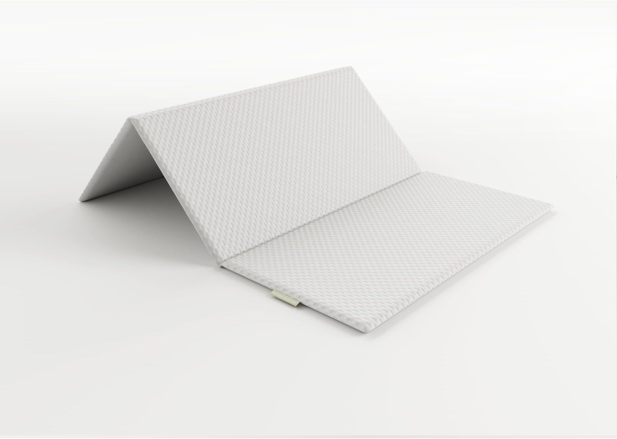 Mother Nurture Premium Foam Foldable Travel Cot Mattress, White, 95 x