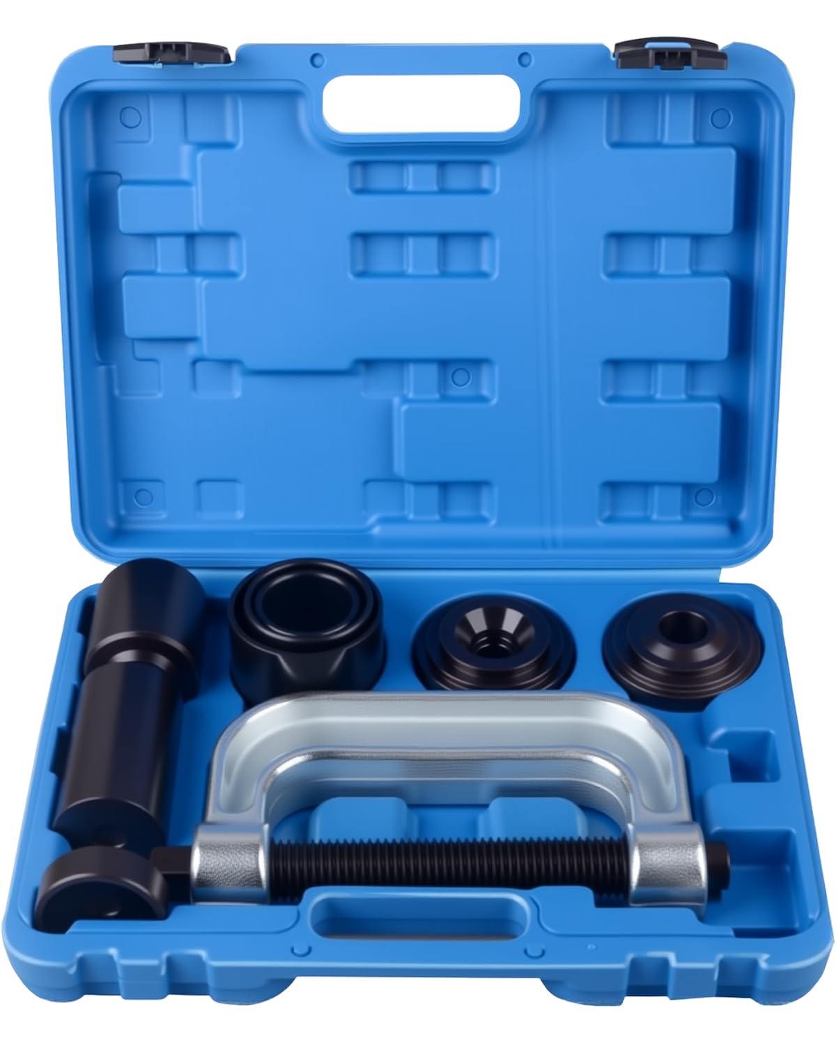 DAYUAN Ball Joint Press & U Joint Removal Tool Kit with 4x4 Adapters for Most 2WD and 4WD Cars and Light Trucks with Blue Storage Case Blue