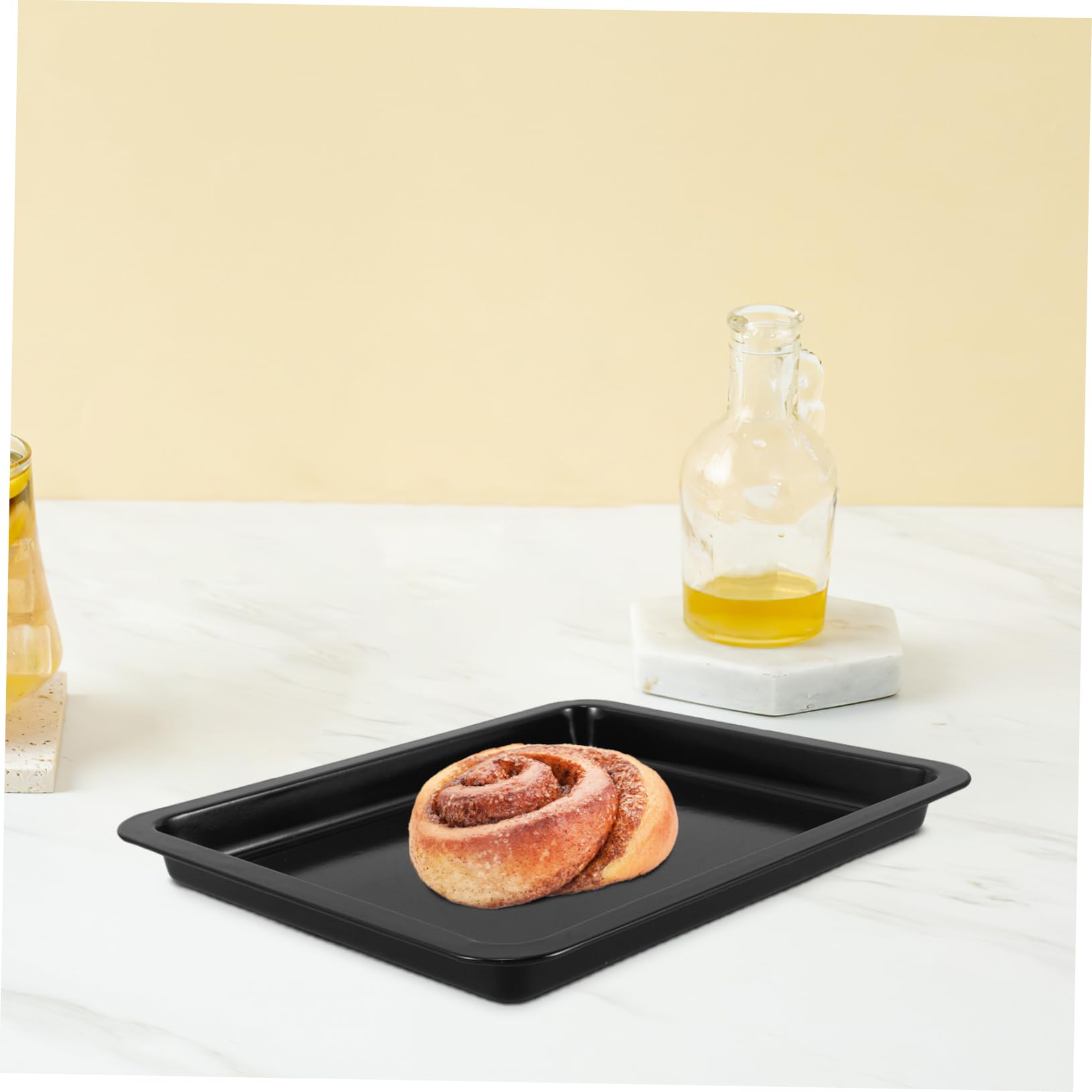 Zerodeko Plaque de Cuisson en Fer, Plateau de Four Multifonctionnel pour Gâteaux et Pains, Facile à Nettoyer, Résistant à L’usure, pour Four