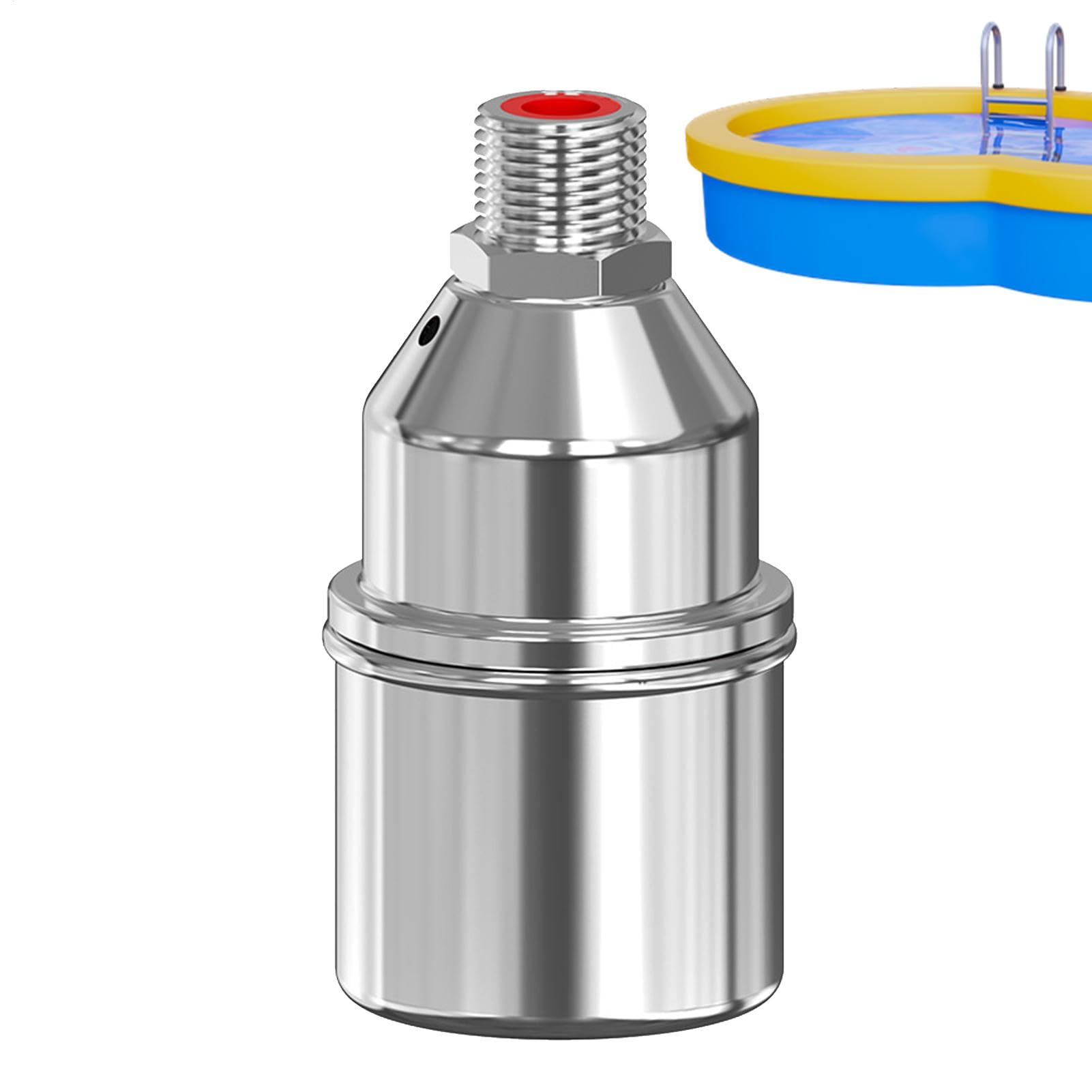 Válvula de flotador de agua, válvula de flotador del tanque de agua | Válvula de llenado de agua automática,Controlador de línea de flotación de acero inoxidable para tanque de ganado y piscina