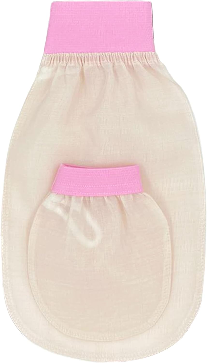 Turkish Natural Silk Exfoliating Gloves &Mitts, Bundle/Set