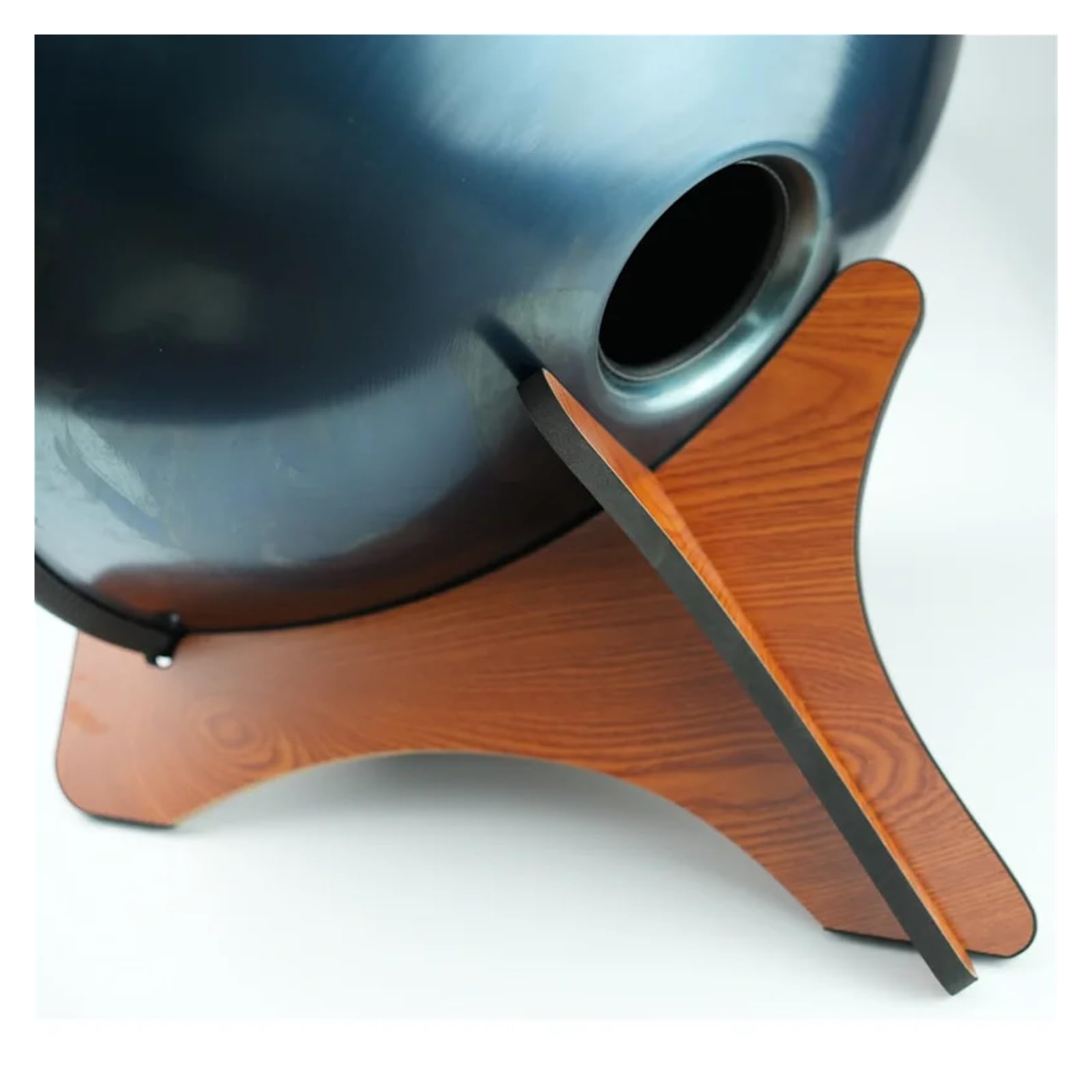 Halterung für Handpan-Trommel Massivholz-Trommelständer, tragbares Handpan-Aufbewahrungsregal, stabiler Zungentrommel-Display-Halter, professionelles Tamburin-Organizer-Regal