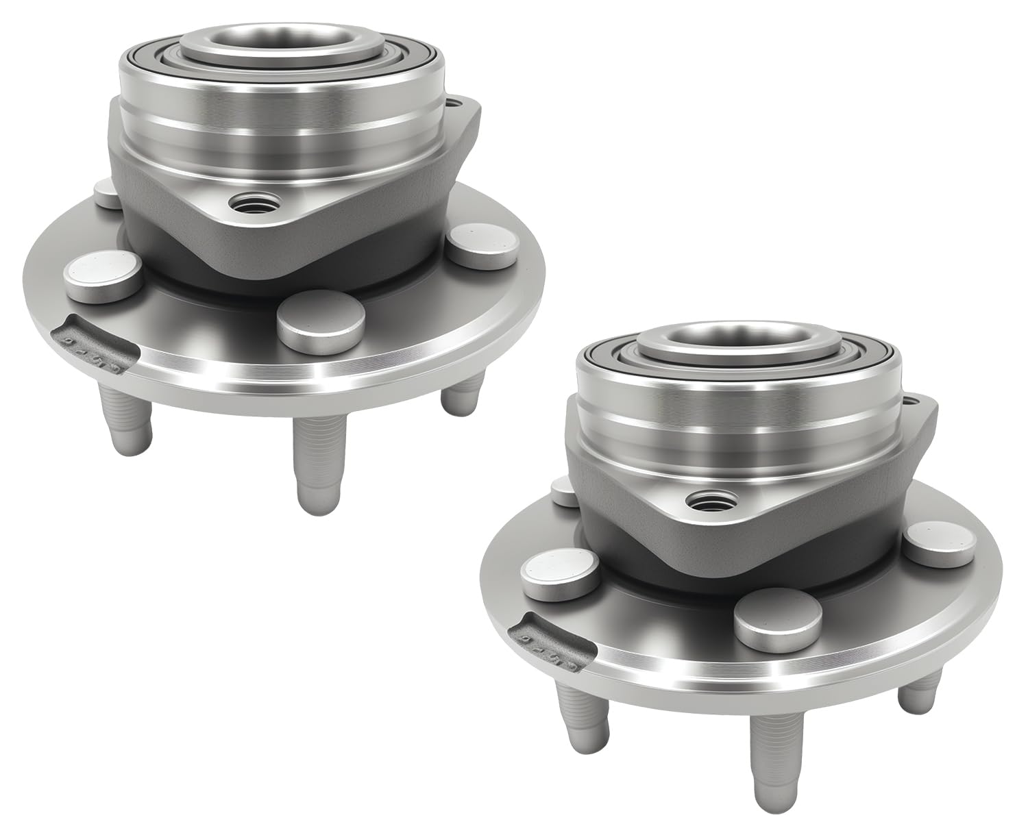 2PCS 513289 Front/Rear Wheel Bearing Hub Assembly Fit for 2010-2016 Cadillac SRX/Saab 9-4X, Driver/Passenger Side, 6 Lug w/ABS