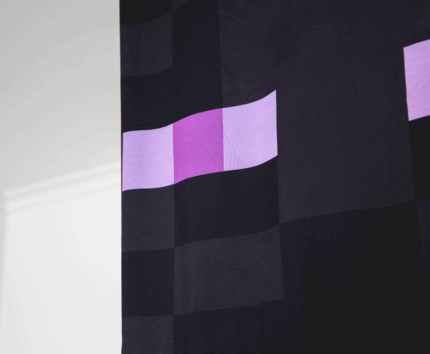 Ukonic Minecraft Enderman Kids Bed Canopy Curtains for Ceiling, Hanging Mosquito Netting Cover for Reading Nook, Sleeping Tent | Playroom Accessories, Home Decor Room Essentials | Video Game Gifts