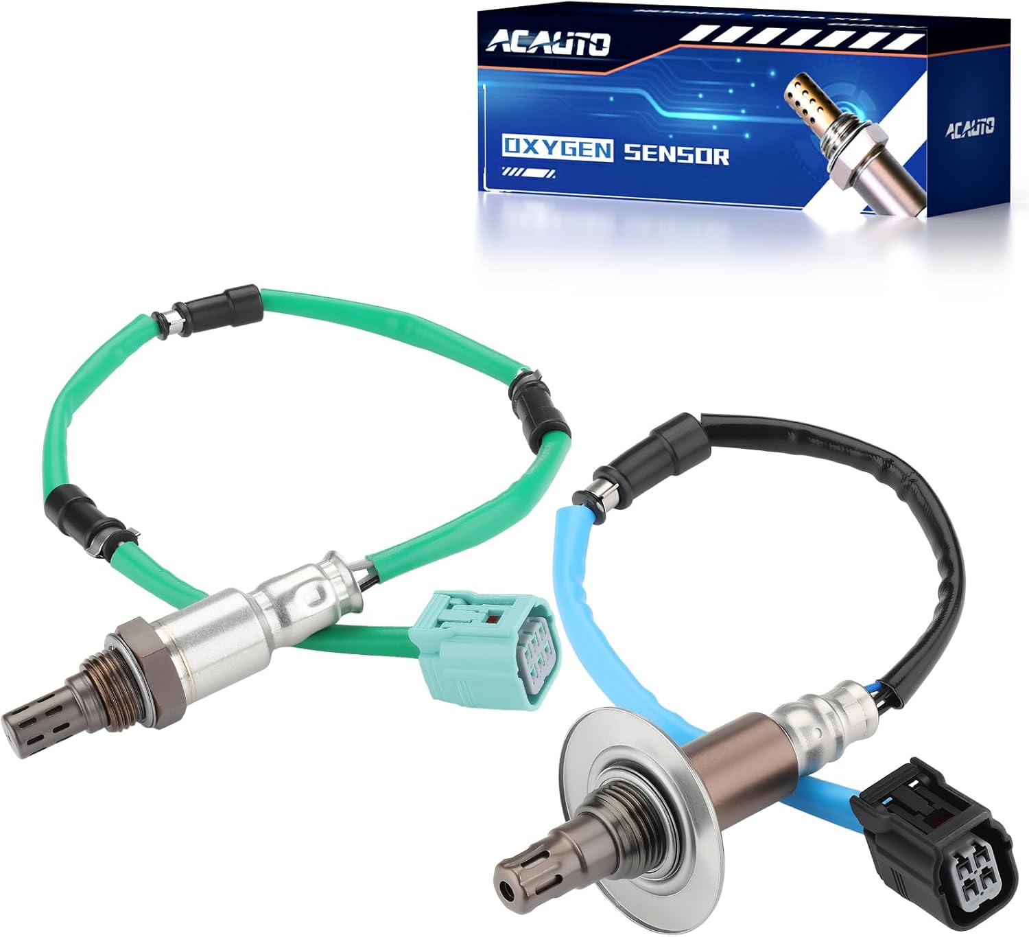 2Pcs Oxygen O2 Sensor 234-9062 234-4359 Upstream Downstream Fit for Honda CRV 2.4L L4 2007-2009 Replaces# 36531-RZA-013 36532-RZA-004