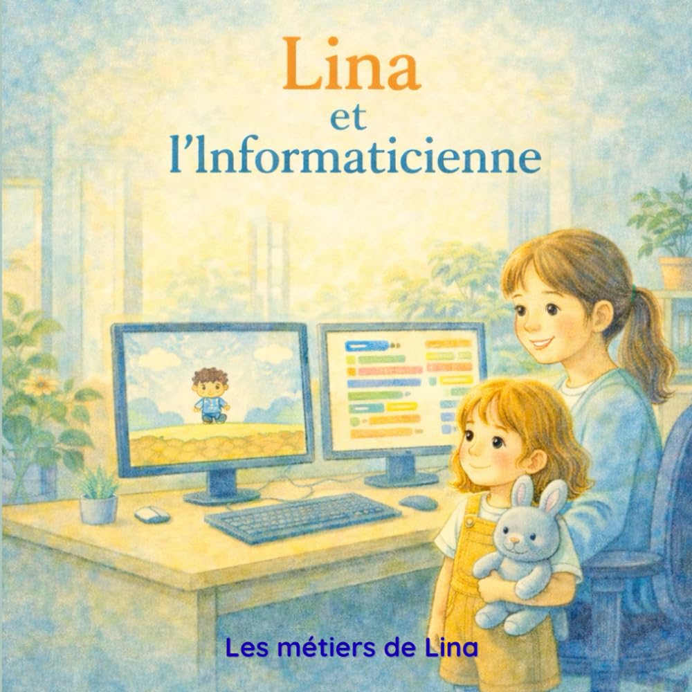 Lina et l'Informaticienne: Lina découvre le métier d'informaticien avec Sara (Les métiers de Lina)