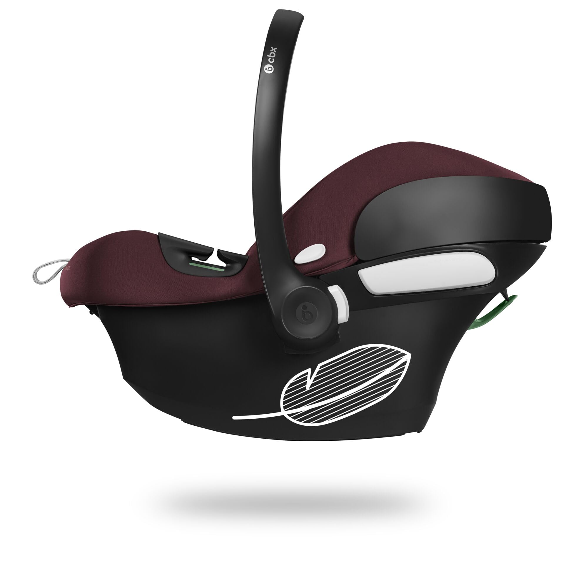 CYBEX Coque Aton B2 i-Size, De la naissance à environ 24 mois, Max. 13 kg, Coussin Réducteur pour Nouveau-né inclus, Compatible SensorSafe, Dynamic Red