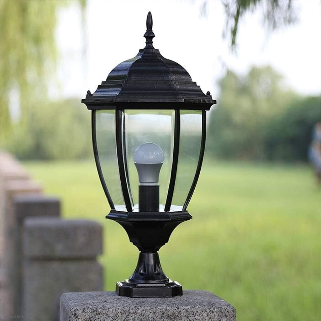 Waterproof Outdoor Gate Light for Home & Garden (Bulbnot Incl.) (Pack of 1)(K12 Black) 3
