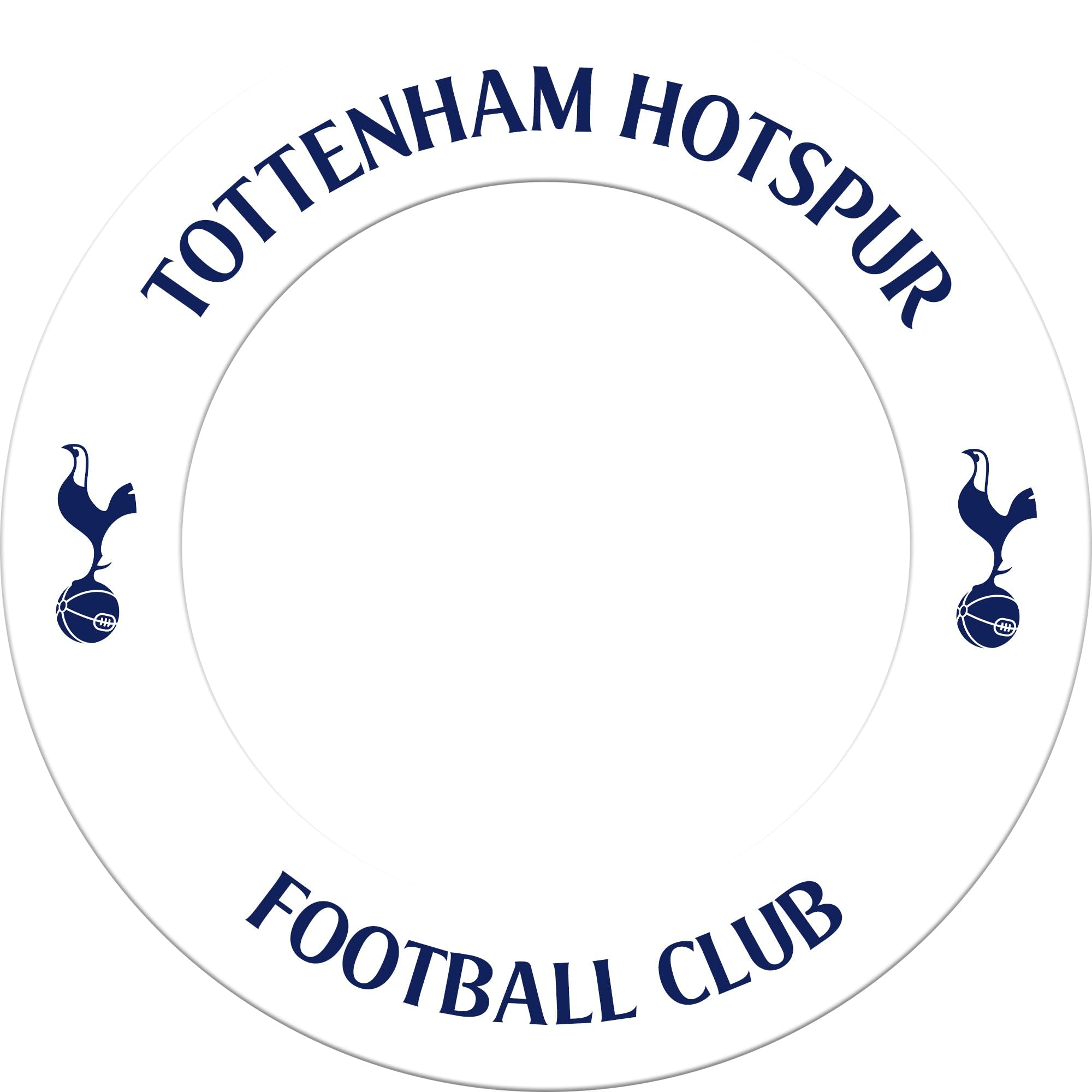 Officially Licensed Tottenham Hotspur Dart Board Surround | Tottenham FC Spurs | Darts and Dart Board Suround. Multiple Designs Available. (White)