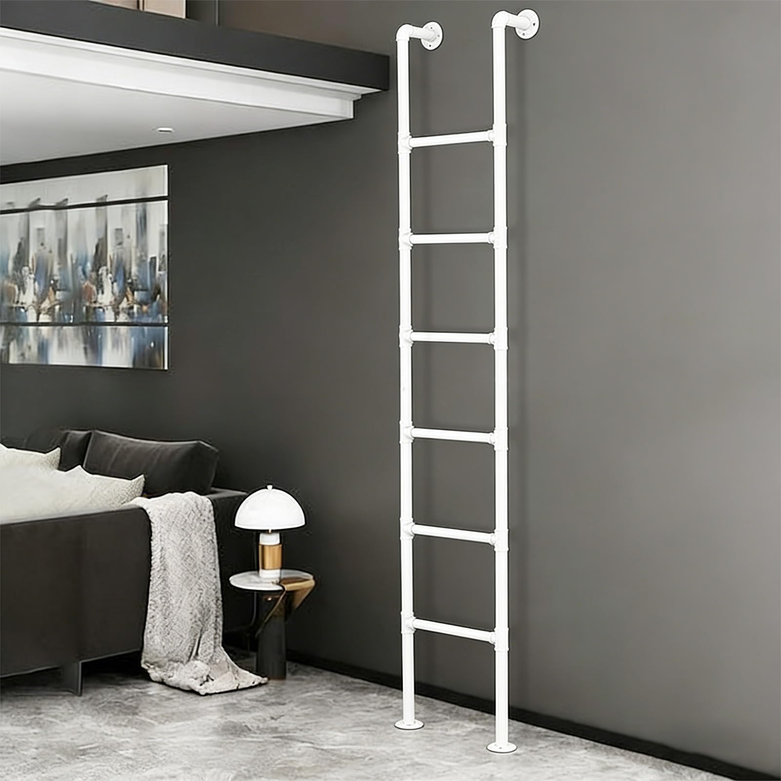 Escalera de ático a medida: la solución recta para accesos en el dormitorio