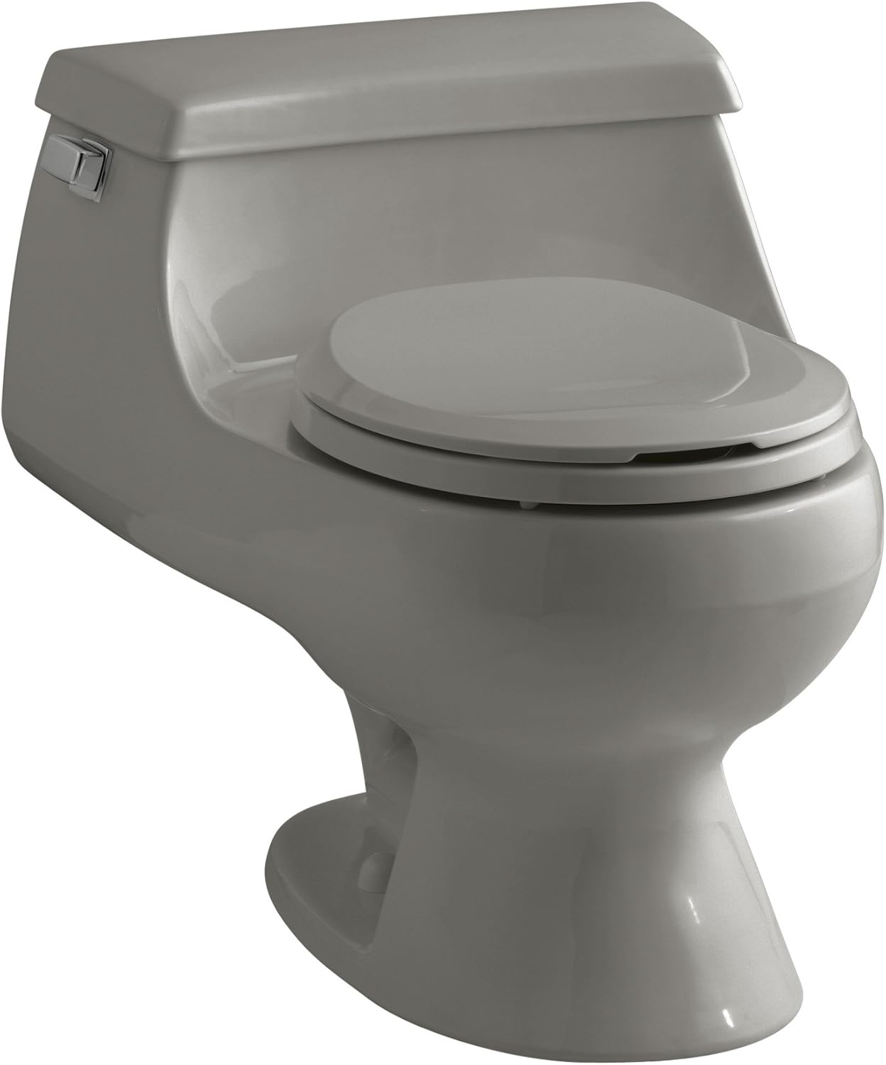 KOHLER K3386K4 Rialto OnePiece RoundFront Toilet, Cashmere