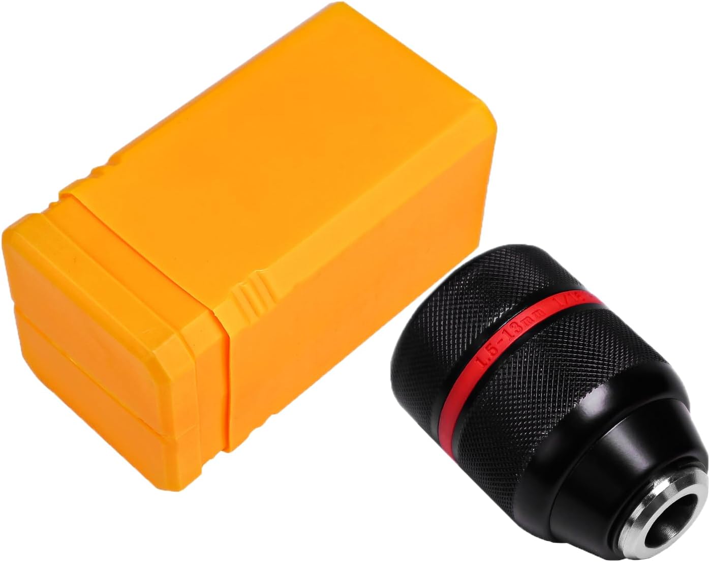 Keyless Drill Chuck 1/2" 20UNF for Milwaukee – 1.5-13mm Self-Tightening Quick Change Chuck, Fits M18/M12 Drills & Impact Drivers, Alloy Steel Construction