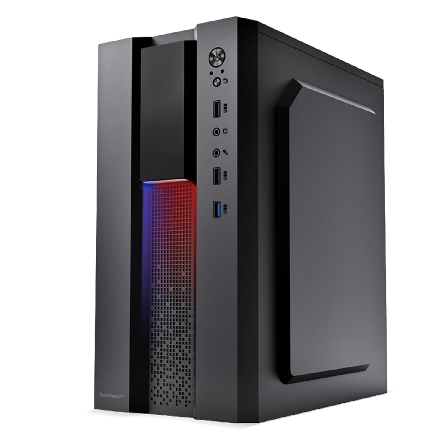 Pratyush VAYU V54 Desktop Computer Tower PC, Core i5-4570 (4th Gen Processor) CPU, 16GB RAM, 4X Faster 512GB SSD, HD Graphics, RGB Lights, Wi-Fi, 9 USB Ports, HDMI & VGA, Pre-Installed OS & Software