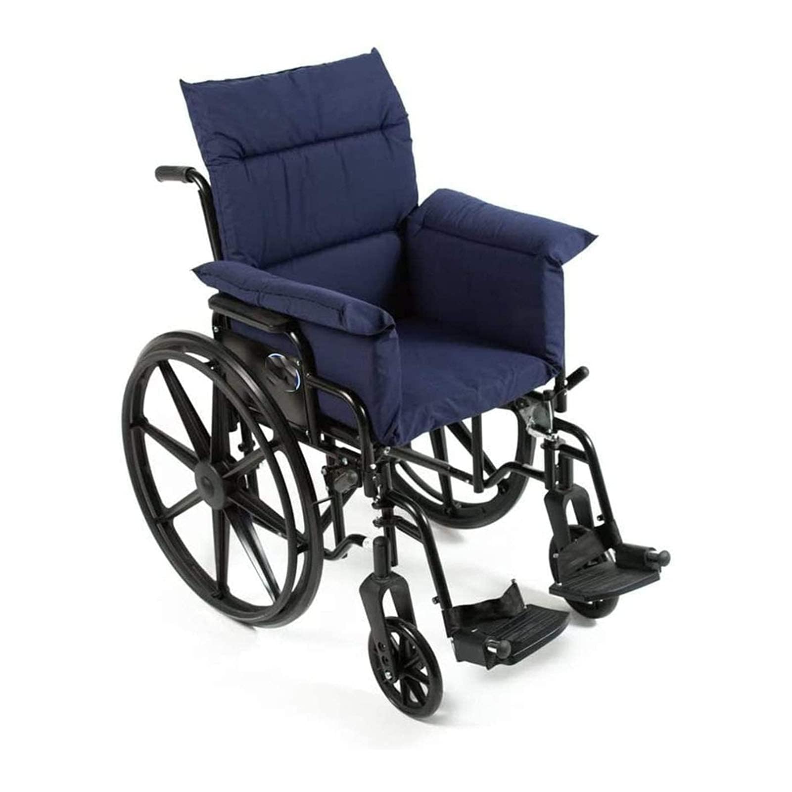 TESAY Cojín Integrado para Silla de Ruedas con Respaldo, cojín Reductor de presión, Lavable, Funda para Silla de Ruedas de poliéster/algodón, antiescaras