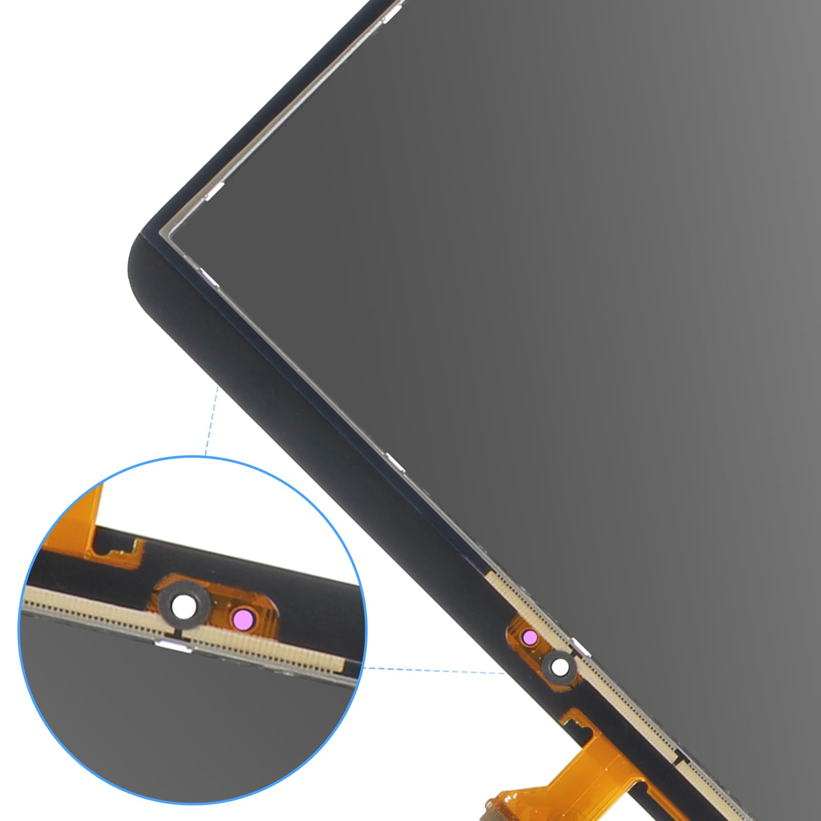 LCD Display pour Samsung Tab A 2016 Écran de Rechange pour Galaxy Tab A 2016 SM-T580 T585 T587 10,1 Pouces LCD Affichage Montage Complet avec Réparation Kit, Noir