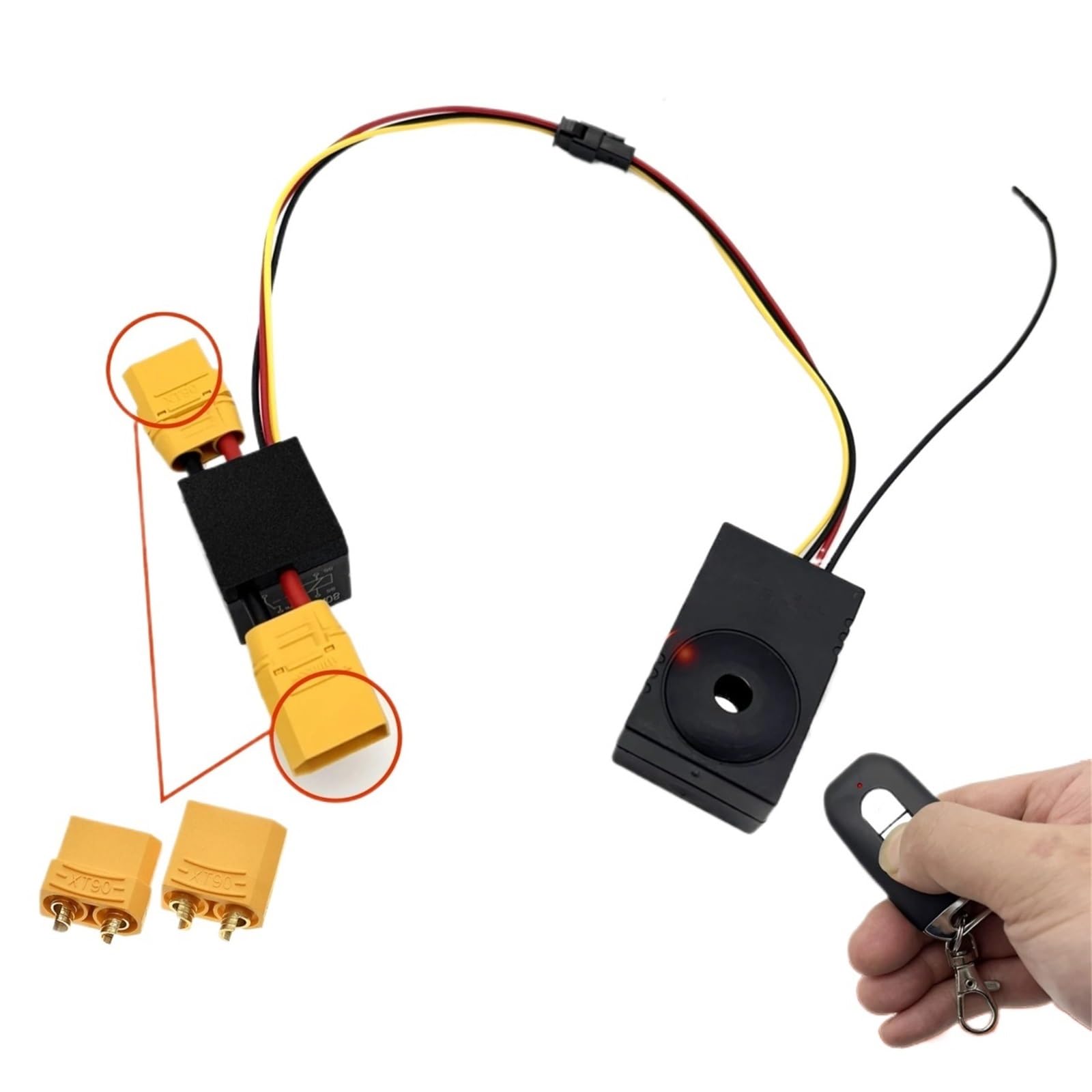 Alarme antivol cachée XT90 for Scooter électrique for KUKIRIN G2 Master G2 Max G4, Invisible, étanche, 100dB, Fort, 28-69V