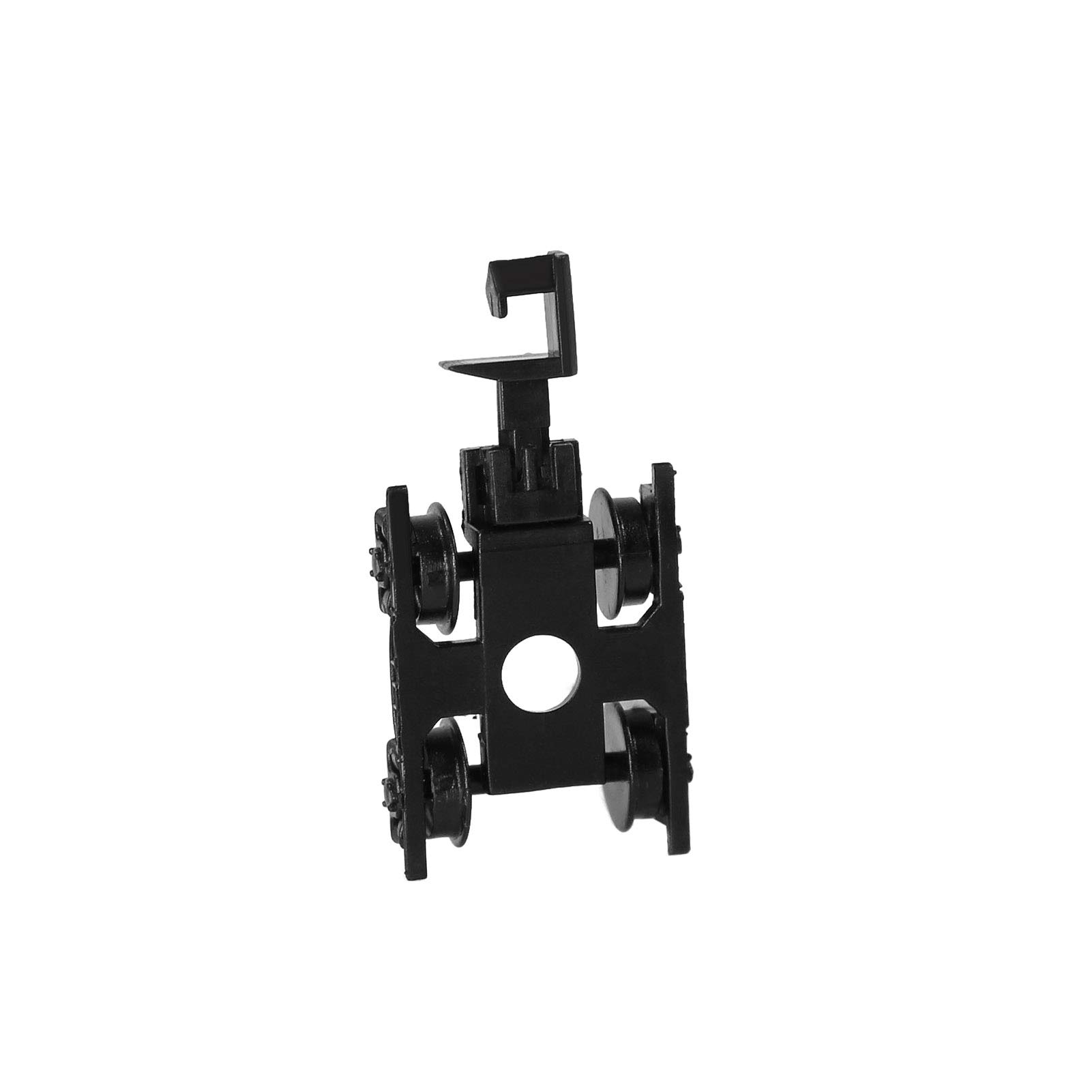 Evemodel 24 Pezzi di Treno Modello Scala N 1:160 Pom Carrelli con accoppiatori 36" Ruote in plastica