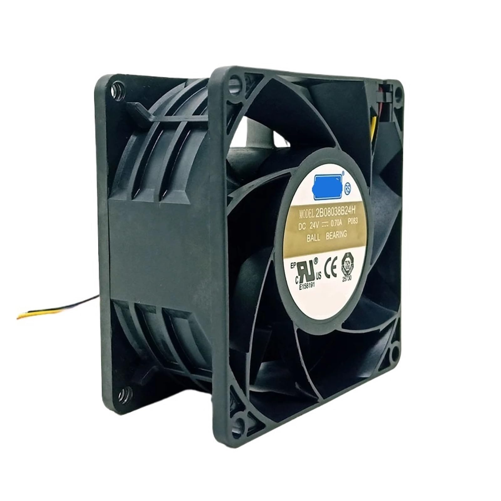 YMUGUEGH 2B08038B24H 8038 24V 0.70A Fan 8cm cooling Fan