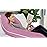 INSEN Pregnancy Pillow, Maternity Body Pillow with Velvet Cover,C Shaped for Side Sleeping (Purple Velvet)