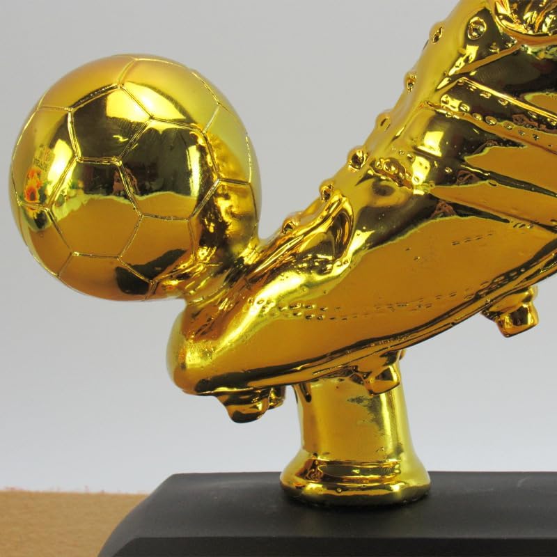 24K European Golden Football Boot Replica Trophy Champion Top Shooter Award Cup Statue Fans Souvenir Cup for School Tournament