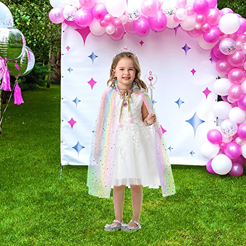Set de 10 capas de princesa para niñas disfraces miniatura 5