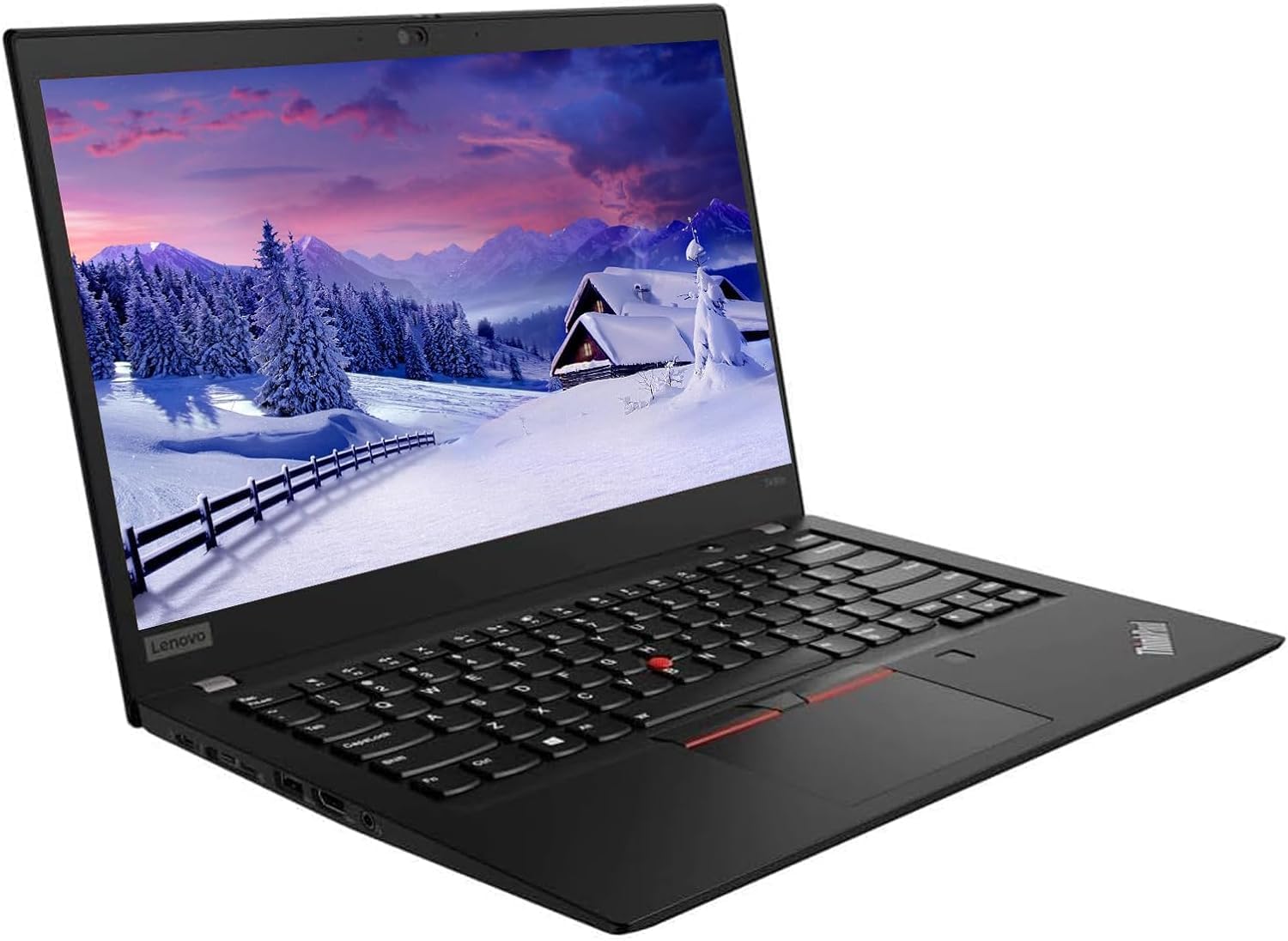 Lenovo ThinkPad T490s Business Laptop 14" FHD (1920x1080), Intel Core i7-8665U, 16GB RAM, SSD da 256GB, tastiera US QWERTY Windows 11 Pro (ricondizionato)