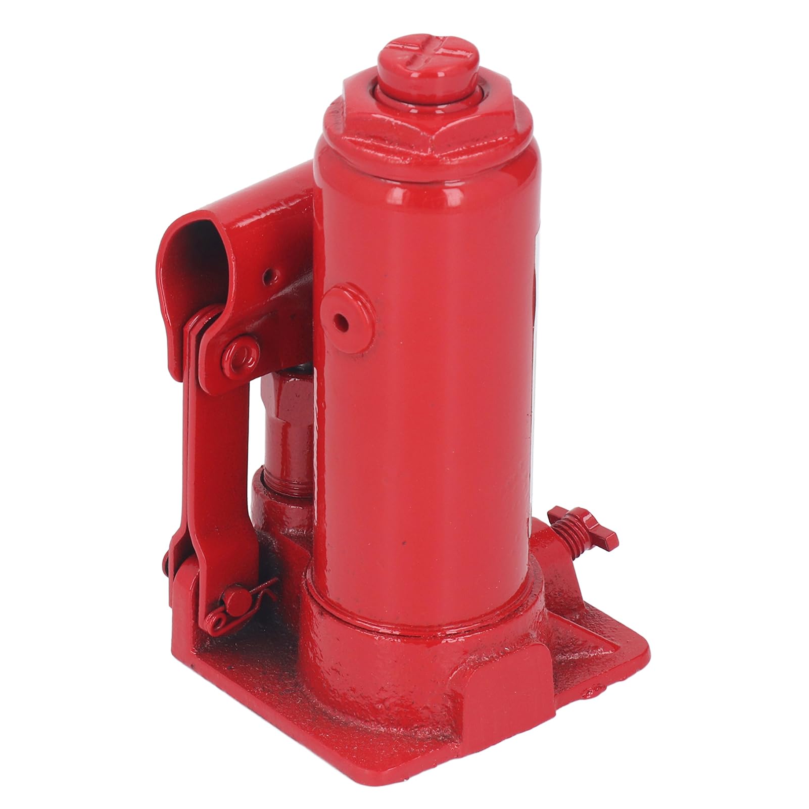 Generic Cric Hydraulique soudé de 3 Tonnes, Cric-Bouteille Durable pour Camion de Voiture avec Poignée de Pompe, Forte capacité de Charge pour Un Usage Résidentiel et Commercial, Matériau en Acier