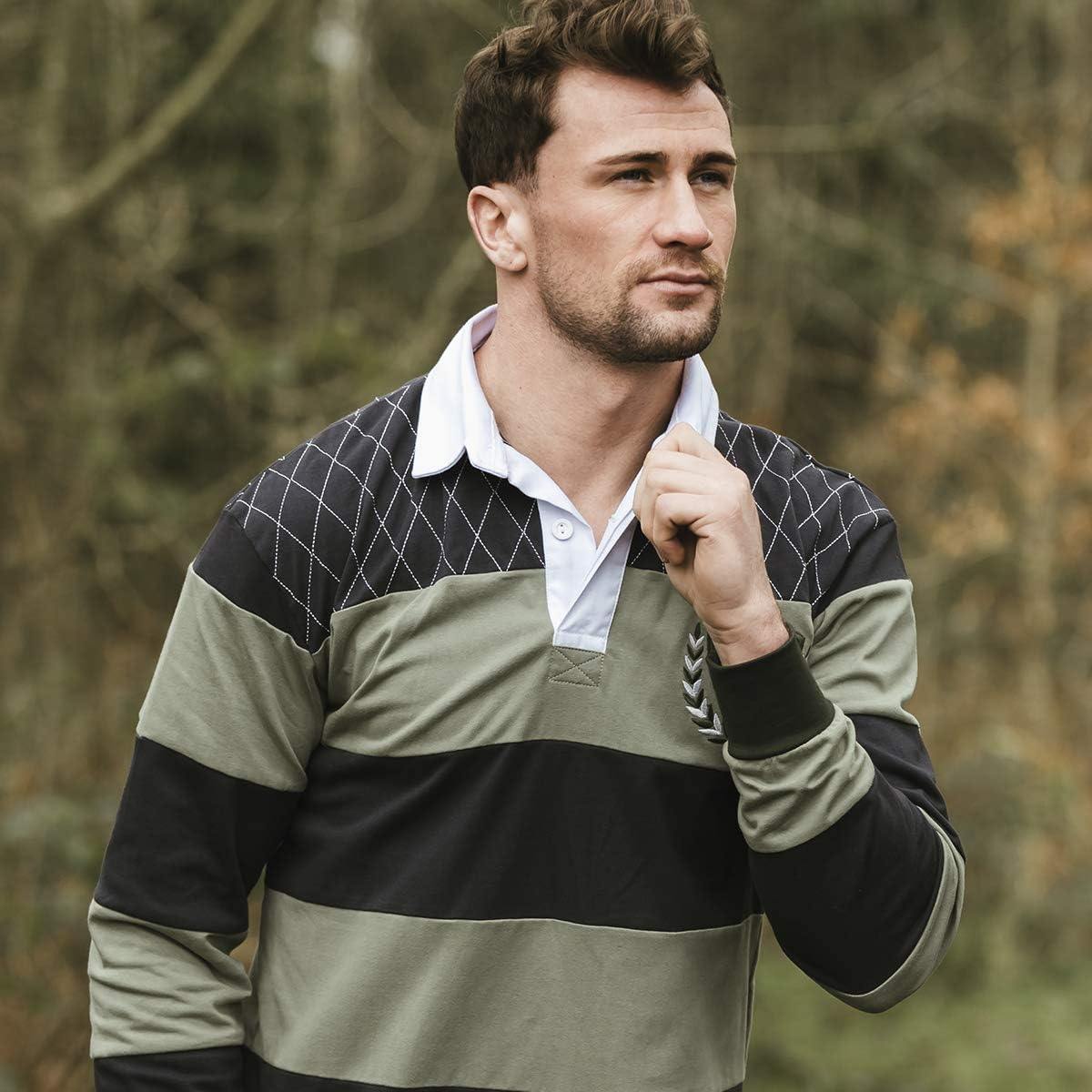 Croker Green & Black Rugby Jersey - Image 6
