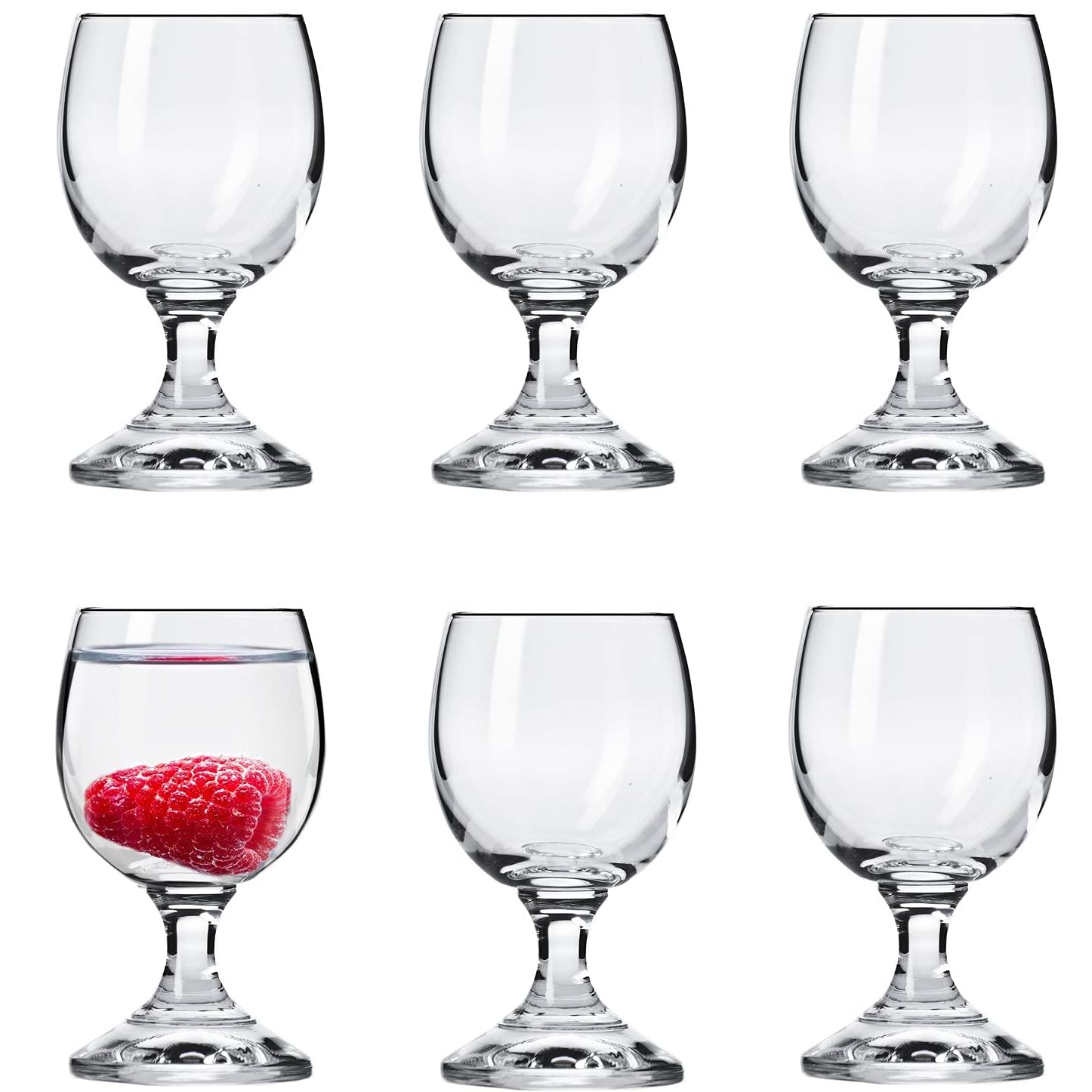 Likörgläser 40 ml - 24 Stück Set - Shot Gläser für Vodka, Tequila, Gin, Bourbon, Rum, Whisky - Mit Füßen - Spülmaschinenfest - Kristallglas Hohe Qualität