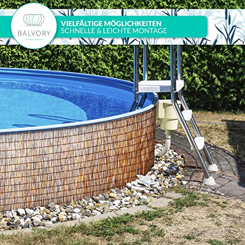 Schilfrohrmatte Balvory Natural Quality für Balkon und Terrasse