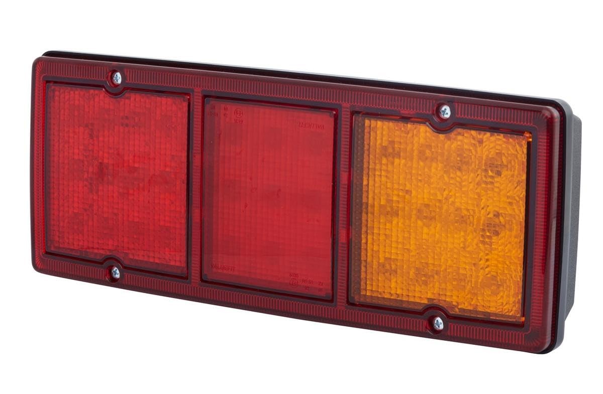HELLA VALUEFIT 2SD 357 024-001 Rearlight - LED - 12/24V - mounting/Bolted - Lens Colour: Red/Yellow - Plug: Blade Terminal - left/right - Quantity: 1