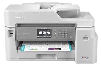 Brother Inkjet Printer, MFC-J5845DW, INKvestment Color Inkjet All-in-One Printer with Wireless, Duplex Printing