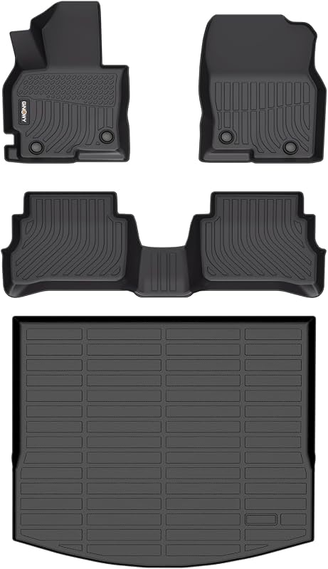 Kit de Tapetes e Bandeja de Porta-Malas para Mazda CX-5 2013–2016 em TPE Preto