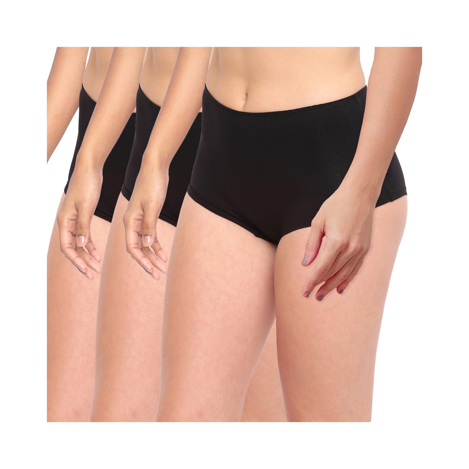 Hanky Panky Antimicrobial Boyshort Brief Panty for Women-image-22