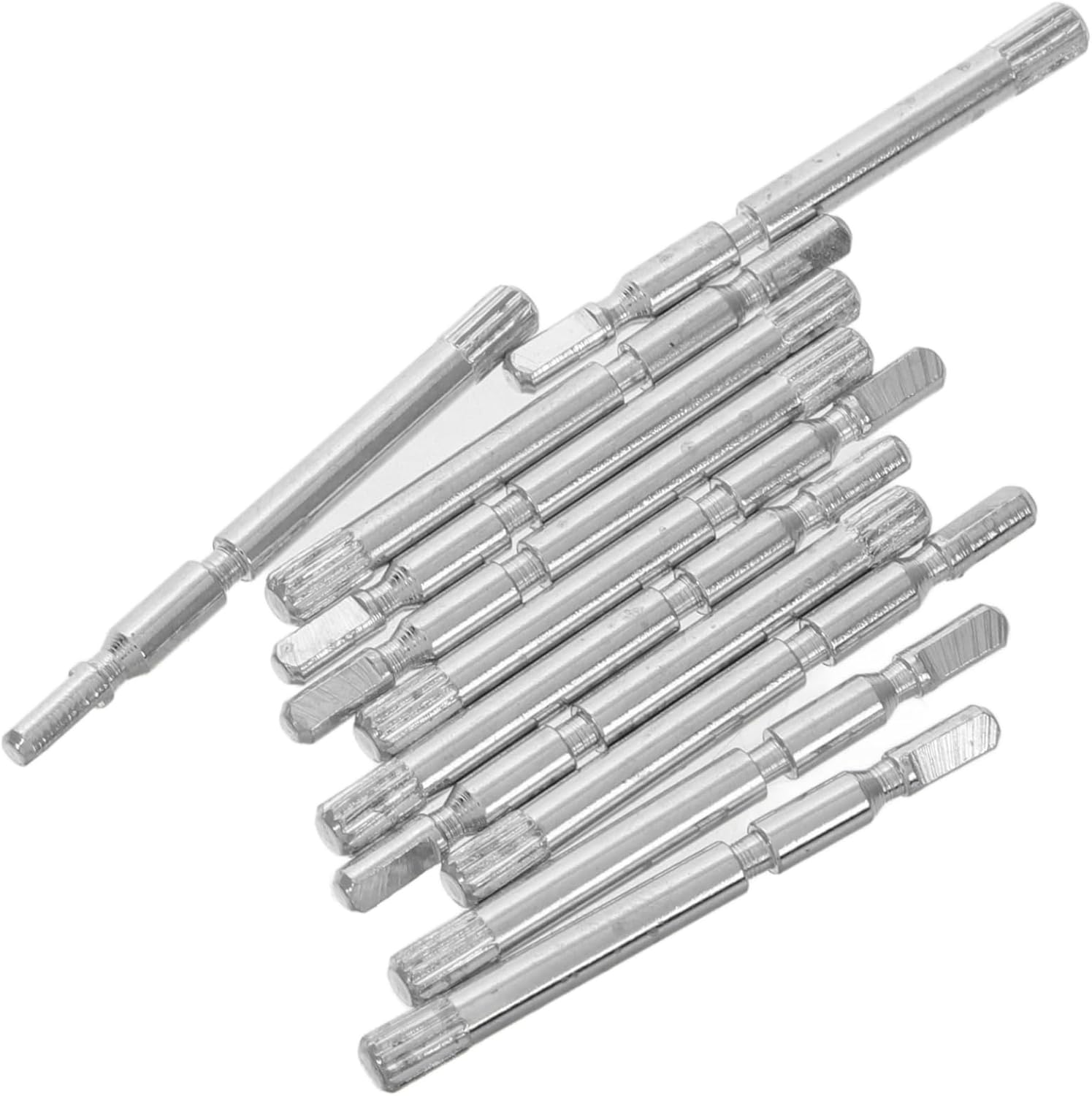 WOONEKY 10pcs Sturdy Iron Transmission Shaft for Music Box Movements Easy Install for DIY Projects and Turntable Speakers