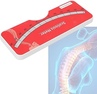 Pocket Scoliometer Medical Measuring Device 0â€‘30Â° Testing Range for Measuring S Pinal Alignment for Back Scoliosis Diagnosis Portable Device