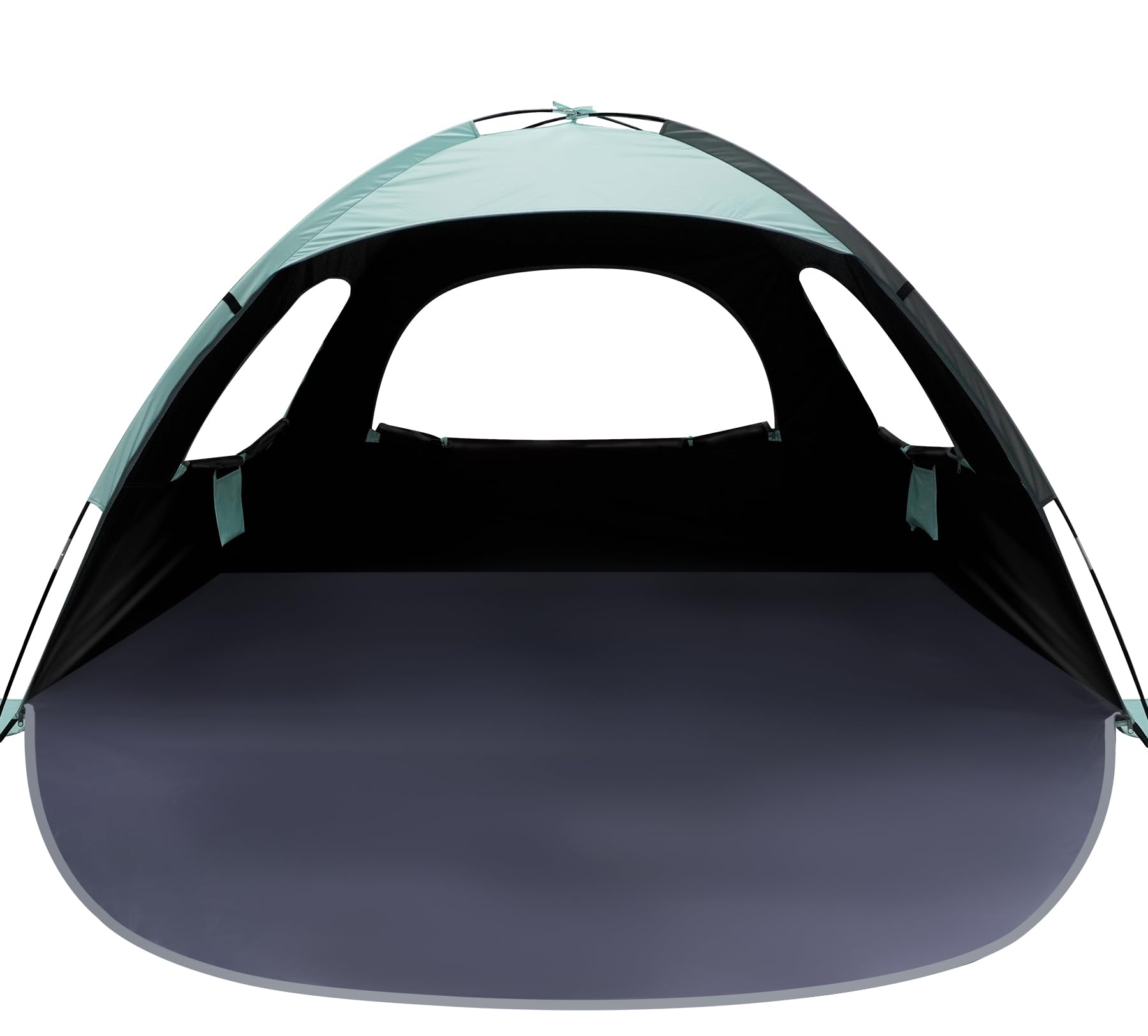 Photo 1 of WhiteFang 3 Person Beach Tent - Blackout Shelter, Mint Green
